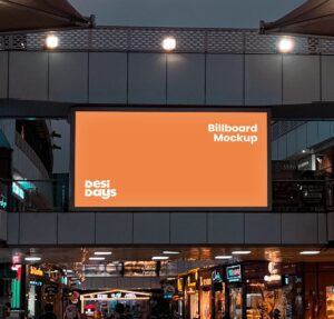 Billboard in a Mall